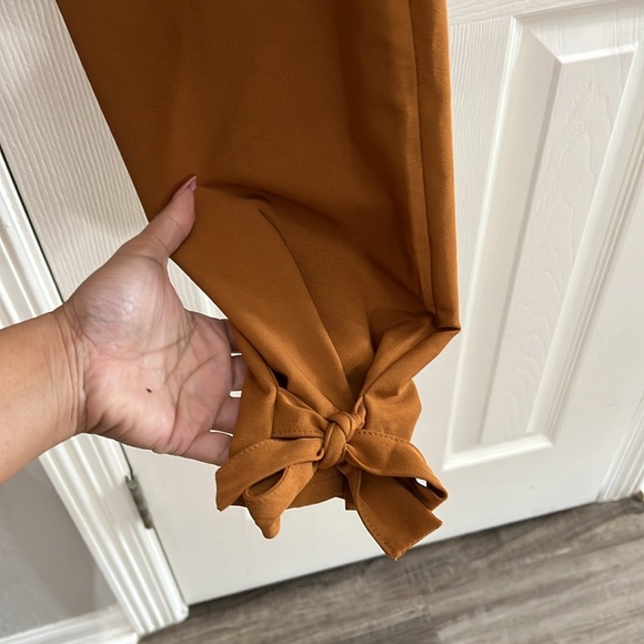 Grace Karin burnt orange women’s‎ size large pants - Picture 6 of 10